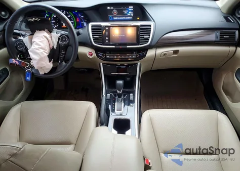 2017 Honda Accord Touring Hybrid from USA, damaged, VIN JHMCR6F7XHC021697